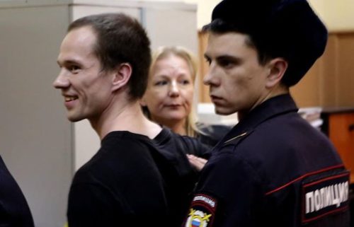 Ildar Dadin was sentenced to three years' in jail by a Moscow court